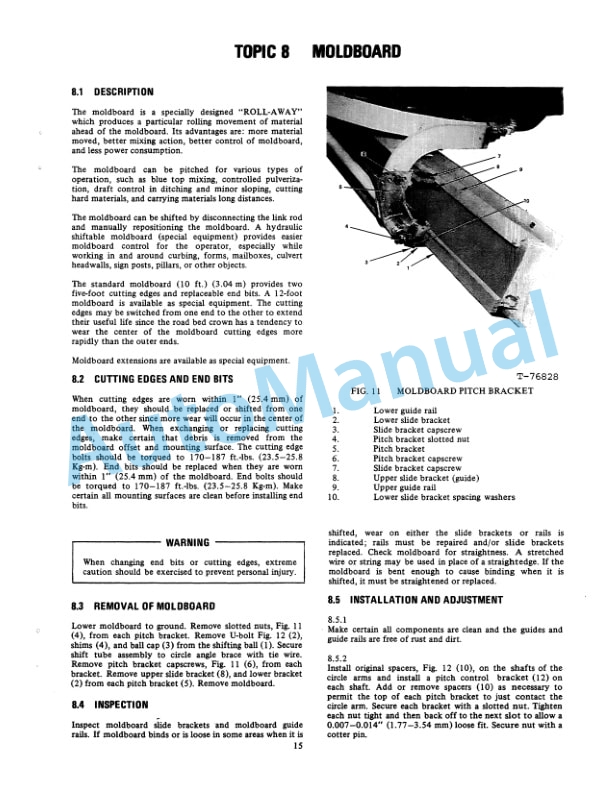 Fiatallis 65 Motor Grader Service Manual 70680007 5 Fiatallis 65 Motor Grader Service Manual 70680007 - Image 5