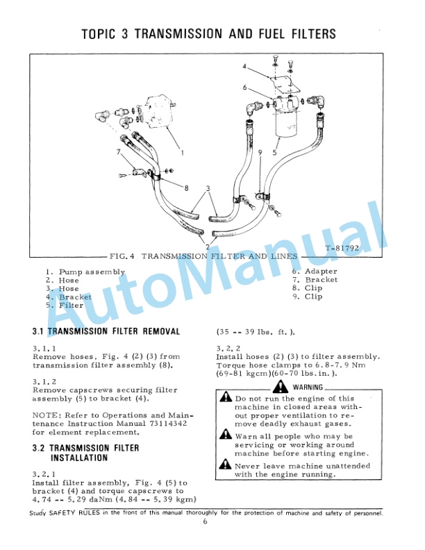 Fiatallis 65B Motor Grader Service Manual 73125173 3 Fiatallis 65B Motor Grader Service Manual 73125173 - Image 3
