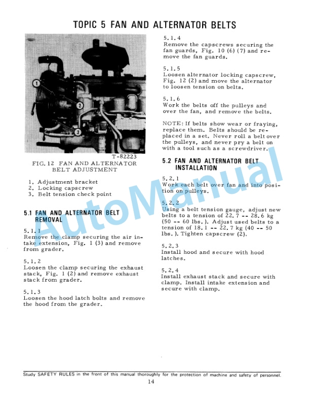 Fiatallis 65B Motor Grader Service Manual 73125173 4 Fiatallis 65B Motor Grader Service Manual 73125173 - Image 4
