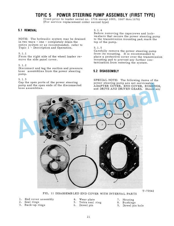 Fiatallis 745, 745H, 745B, 745HB, 745C Wheel Loader Service Manual 73055601 3 Fiatallis 745, 745H, 745B, 745HB, 745C Wheel Loader Service Manual 73055601 - Image 3