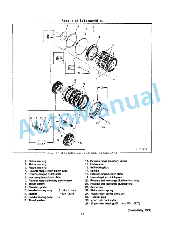 Fiatallis 745B, 745HB, 745C Wheel Loader Service Manual 73062168 5 Fiatallis 745B, 745HB, 745C Wheel Loader Service Manual 73062168 - Image 5
