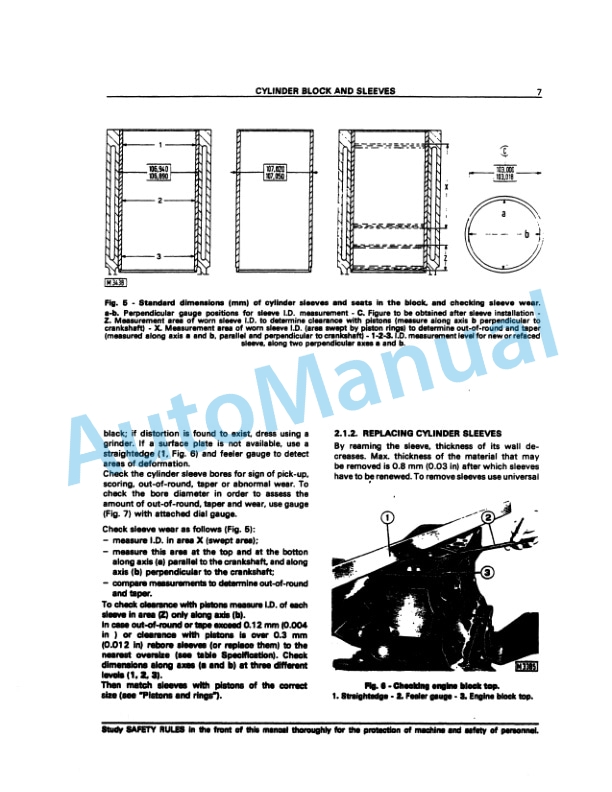 Alternative view of Fiatallis 8045 Engine Service Manual 60406295