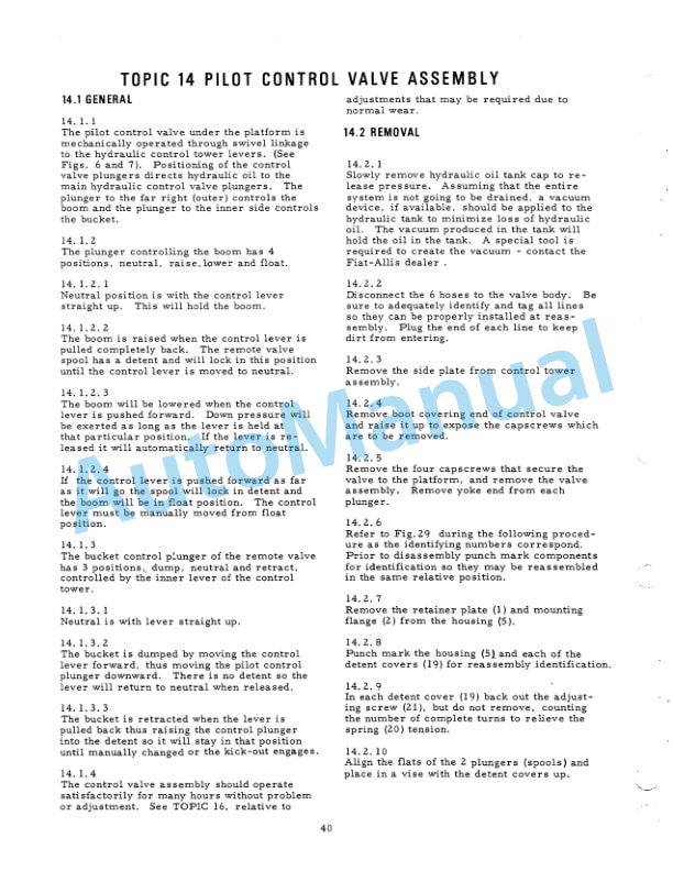 Fiatallis 945, 945B Wheel Loader Service Manual 73060183 4 Fiatallis 945, 945B Wheel Loader Service Manual 73060183 - Image 4