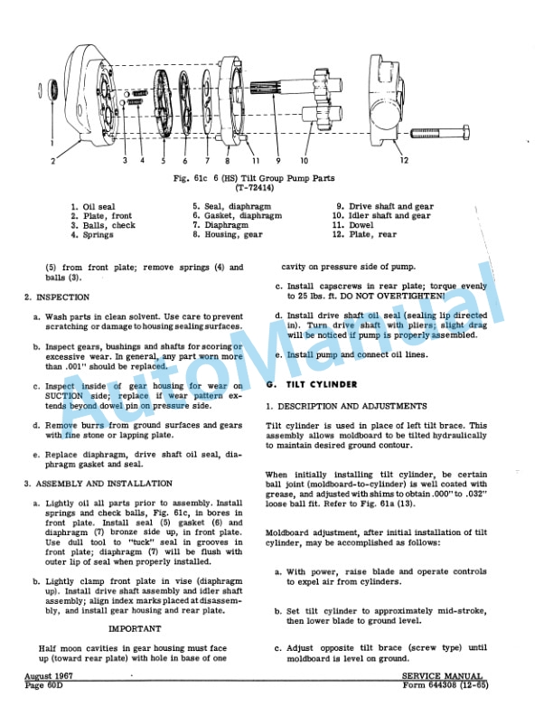 Fiatallis Dozer and Cable Control Unit Service Manual 70644308 4 Fiatallis Dozer and Cable Control Unit Service Manual 70644308-4