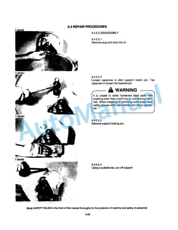 Fiatallis FD145 Crawler Tractor Service Manual 60406580 5 Fiatallis FD145 Crawler Tractor Service Manual 60406580 - Image 5