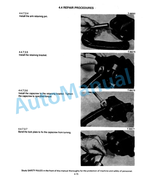 Fiatallis FD14E Crawler Tractor Service Manual 73156500 3 Fiatallis FD14E Crawler Tractor Service Manual 73156500 - Image 3