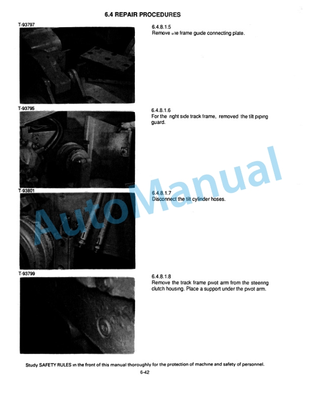 Fiatallis FD14E Crawler Tractor Service Manual 73156500 4 Fiatallis FD14E Crawler Tractor Service Manual 73156500 - Image 4