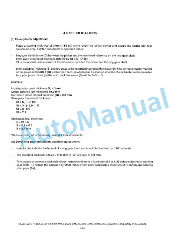 Fiatallis FD175 Crawler Tractor Service Manual 60406572 4 Fiatallis FD175 Crawler Tractor Service Manual 60406572 - Image 4