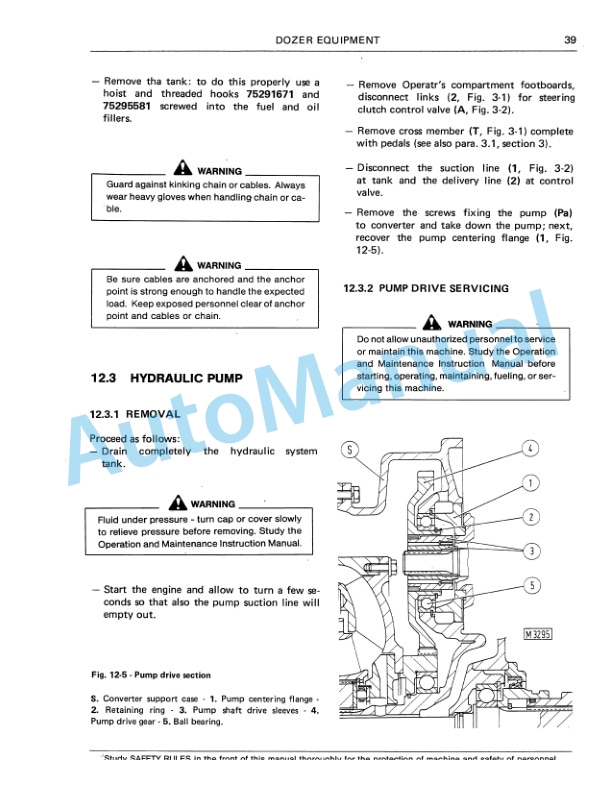 Fiatallis FD20 Dozer Service Manual 73158156 4 Fiatallis FD20 Dozer Service Manual 73158156 - Image 4