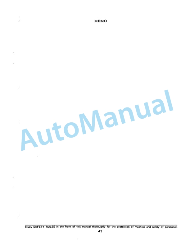 Fiatallis FD30 Crawler Tractor Service Manual 73127701 5 Fiatallis FD30 Crawler Tractor Service Manual 73127701-5