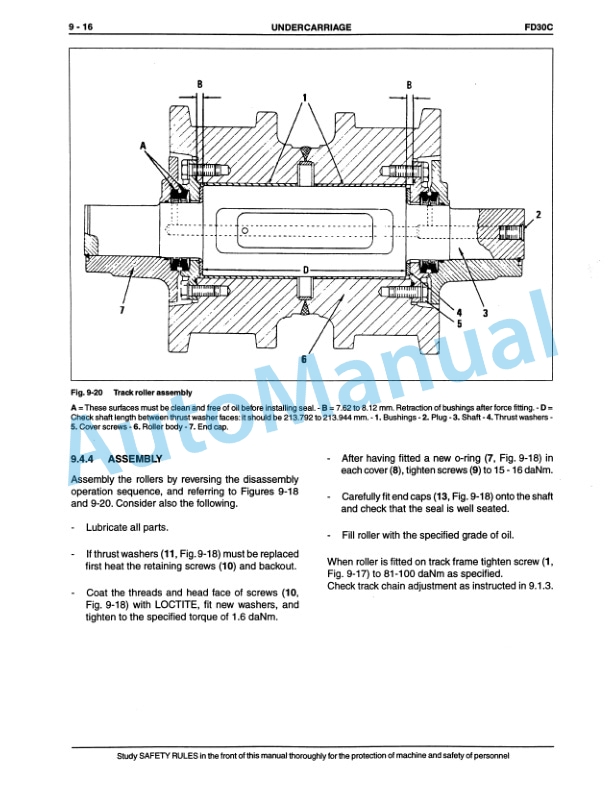 Fiatallis FD30C Crawler Dozer Service Manual 60402251 5 Fiatallis FD30C Crawler Dozer Service Manual 60402251 - Image 5