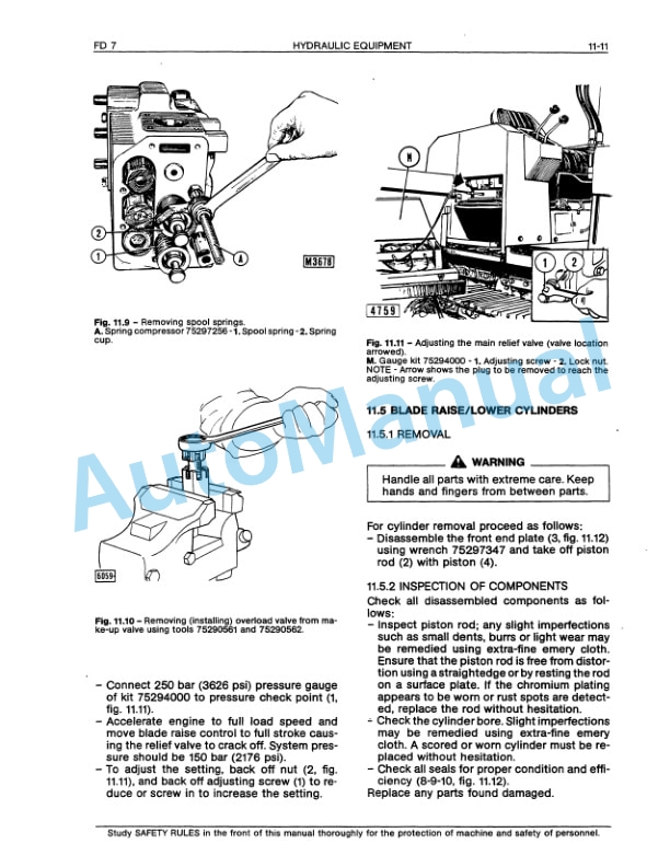 Fiatallis FD7 Crawler Tractor Service Manual 60406370 3 Fiatallis FD7 Crawler Tractor Service Manual 60406370-3