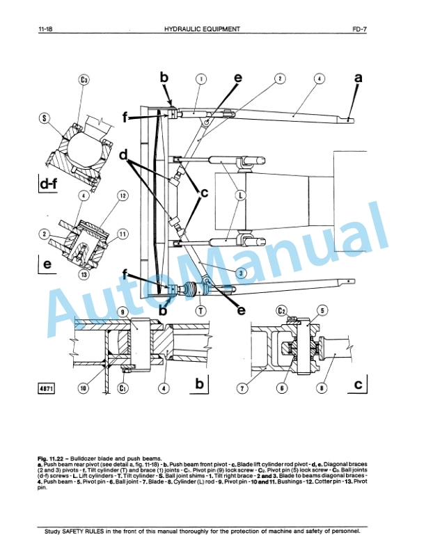 Fiatallis FD7 Crawler Tractor Service Manual 60406370 4 Fiatallis FD7 Crawler Tractor Service Manual 60406370-4
