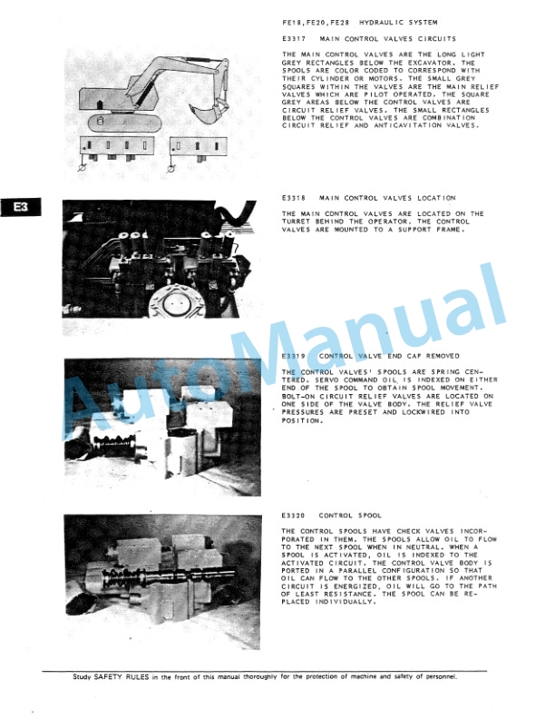 Fiatallis FE18, FE20, FE28 Excavator Service Manual 73141432 5 Fiatallis FE18, FE20, FE28 Excavator Service Manual 73141432 - Image 5