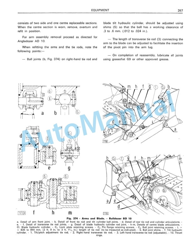 Fiatallis FL10, FL10B Crawler Loader - 10, 10B Dozer Service Manual 60406077 5 Fiatallis FL10, FL10B Crawler Loader - 10, 10B Dozer Service Manual 60406077-5