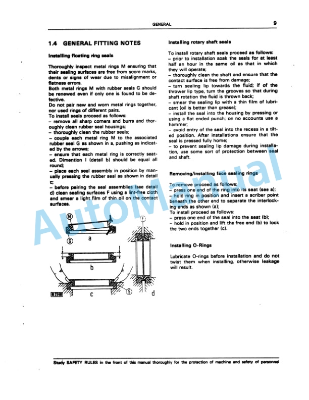 Fiatallis FL10C Crawler Loader Service Manual 60406262 3 Fiatallis FL10C Crawler Loader Service Manual 60406262-3