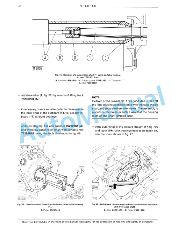 Fiatallis FL14C, 14C Crawler Dozer Service Manual 60406292 5 Fiatallis FL14C, 14C Crawler Dozer Service Manual 60406292-5