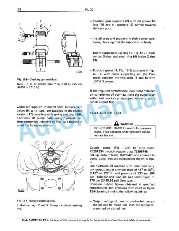 Fiatallis FL20 Crawler Loader Service Manual 60406109 4 Fiatallis FL20 Crawler Loader Service Manual 60406109-4