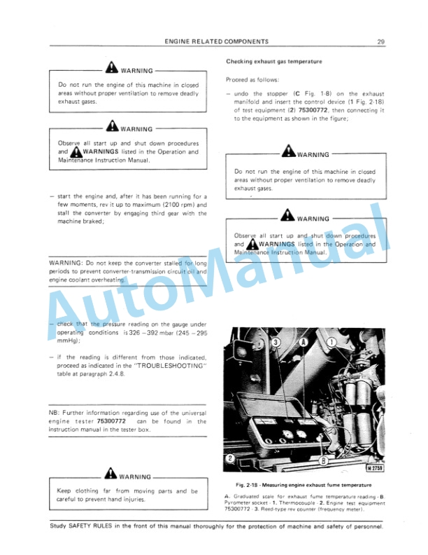 Fiatallis FL20 Crawler Loader Service Manual 60406241 5 Fiatallis FL20 Crawler Loader Service Manual 60406241-5