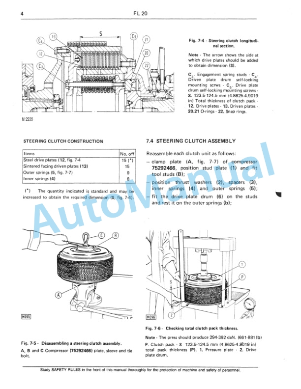 Fiatallis FL20 Crawler Loader Service Manual 60406315 2 Fiatallis FL20 Crawler Loader Service Manual 60406315-2