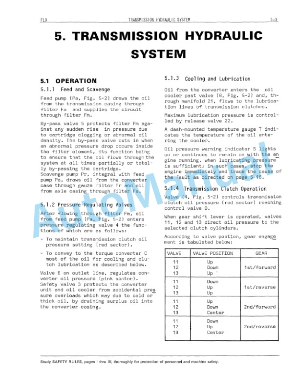 Fiatallis FL9 Crawler Loader Service Manual 60406053 4 Fiatallis FL9 Crawler Loader Service Manual 60406053-4