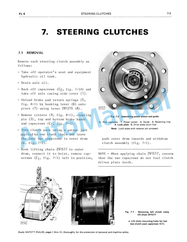Fiatallis FL9 Crawler Loader Service Manual 60406054 3 Fiatallis FL9 Crawler Loader Service Manual 60406054-3