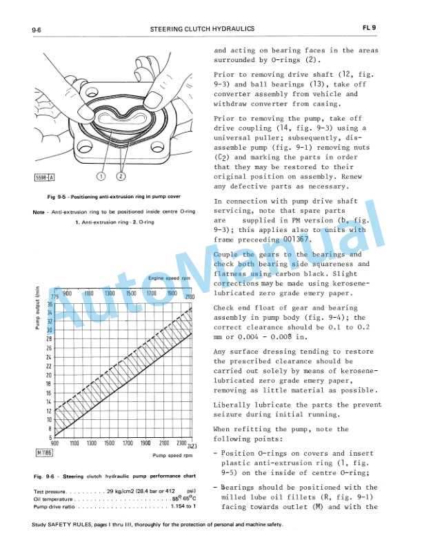 Fiatallis FL9 Crawler Loader Service Manual 60406054 5 Fiatallis FL9 Crawler Loader Service Manual 60406054-5