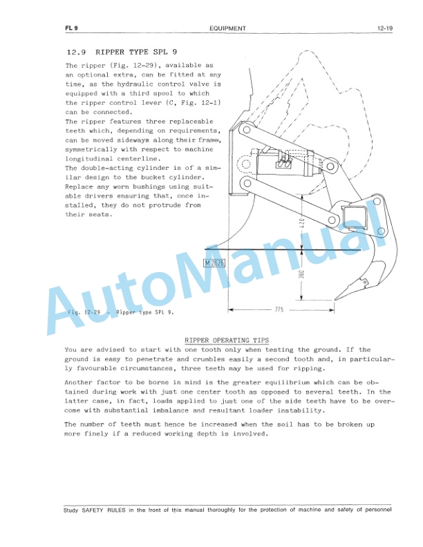 Fiatallis FL9 Crawler Loader Service Manual 60406055 5 Fiatallis FL9 Crawler Loader Service Manual 60406055-5