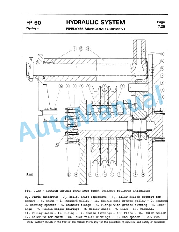 Fiatallis FP60 Pipelayer Service Manual 60406271 5 Fiatallis FP60 Pipelayer Service Manual 60406271-5