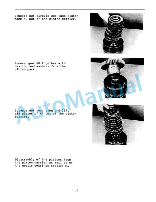 Fiatallis FR10, FR12, FR12B Transmission Service Manual 60406410 3 Fiatallis FR10, FR12, FR12B Transmission Service Manual 60406410 - Image 3