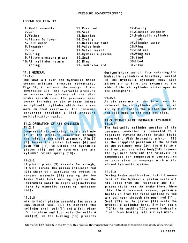 Fiatallis FR10, FR12, FR15 Wheel Loader Service Manual 73148730 4 Fiatallis FR10, FR12, FR15 Wheel Loader Service Manual 73148730 - Image 4