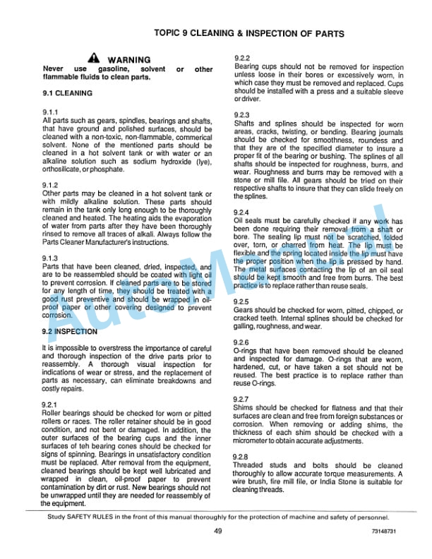 Fiatallis FR10, FR12, FR15 Wheel Loader Service Manual 73148731 5 Fiatallis FR10, FR12, FR15 Wheel Loader Service Manual 73148731 - Image 5