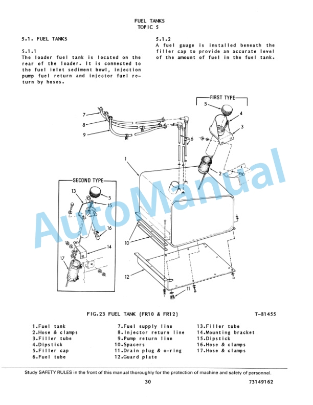 Fiatallis FR10, FR12, FR15 Wheel Loader Service Manual 73149162 4 Fiatallis FR10, FR12, FR15 Wheel Loader Service Manual 73149162 - Image 4