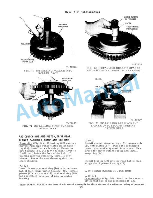 Fiatallis FR10, FR12 Transmission Service Manual 73142482 4 Fiatallis FR10, FR12 Transmission Service Manual 73142482 - Image 4