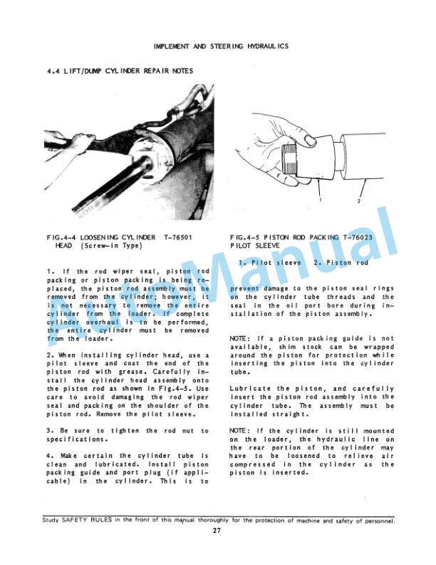 Fiatallis FR10, FR12 Wheel Loader Service Manual 73145530 3 Fiatallis FR10, FR12 Wheel Loader Service Manual 73145530-3