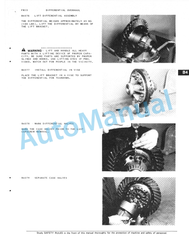Fiatallis FR15 Wheel Loader Service Manual 73127735 4 Fiatallis FR15 Wheel Loader Service Manual 73127735 - Image 4