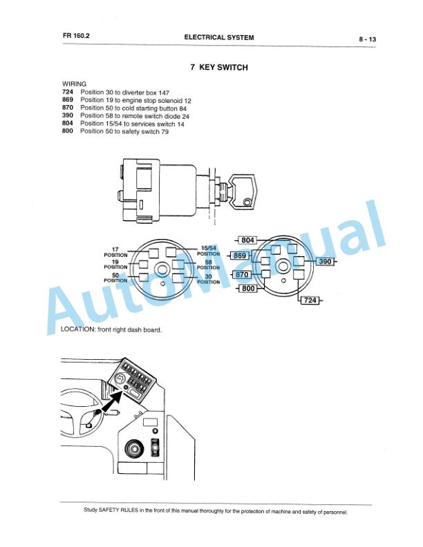 Fiatallis FR160.2 Wheel Loader Service Manual 60402207 5 Fiatallis FR160.2 Wheel Loader Service Manual 60402207 - Image 5
