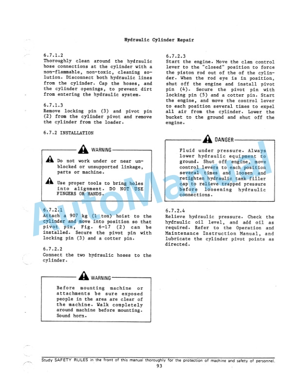 Fiatallis FR20 Wheel Loader Service Manual 73075440 5 Fiatallis FR20 Wheel Loader Service Manual 73075440 - Image 5