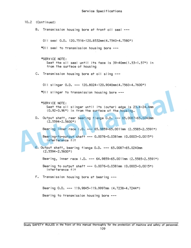 Fiatallis FR20 Wheel Loader Service Manual 73075625 5 Fiatallis FR20 Wheel Loader Service Manual 73075625 - Image 5