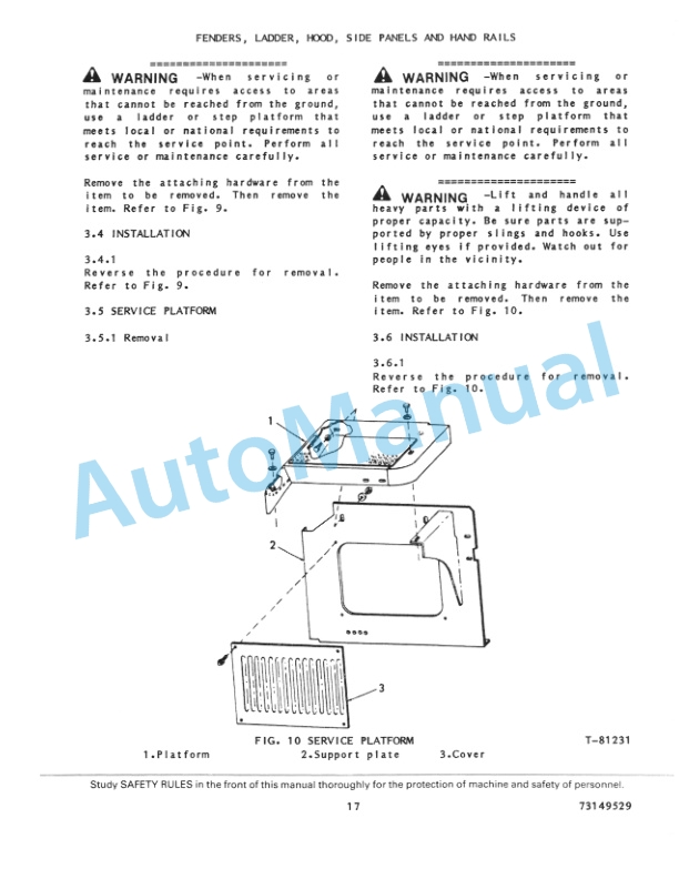 Fiatallis FR20 Wheel Loader Service Manual 73149529 3 Fiatallis FR20 Wheel Loader Service Manual 73149529 - Image 3