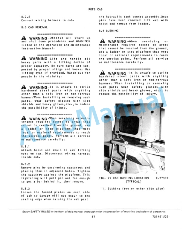 Fiatallis FR20 Wheel Loader Service Manual 73149529 5 Fiatallis FR20 Wheel Loader Service Manual 73149529 - Image 5