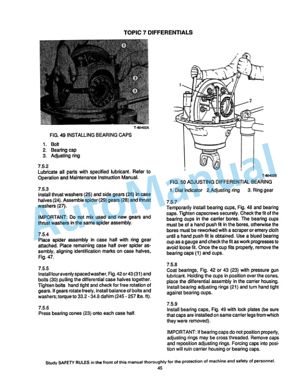 Fiatallis FR20B, FR20 Wheel Loader Service Manual 73157924 4 Fiatallis FR20B, FR20 Wheel Loader Service Manual 73157924 - Image 4