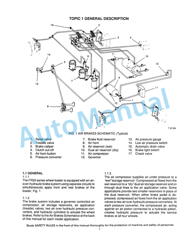 Alternative view of Fiatallis FR20B, FR20 Wheel Loader Service Manual 73157974