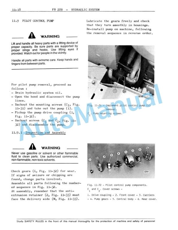 Fiatallis FR20B Wheel Loader Service Manual 60406442 4 Fiatallis FR20B Wheel Loader Service Manual 60406442-4