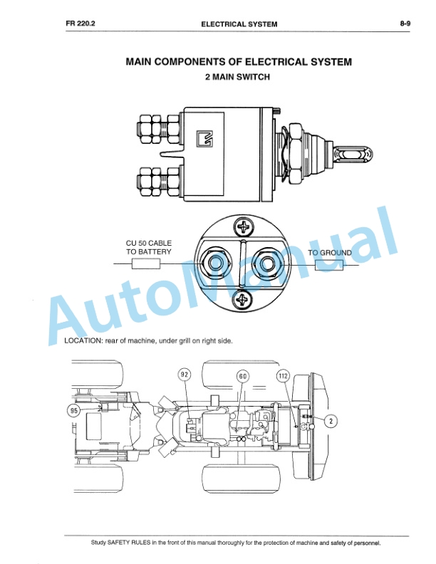 Fiatallis FR220.2 Wheel Loader Service Manual 60402209 5 Fiatallis FR220.2 Wheel Loader Service Manual 60402209 - Image 5
