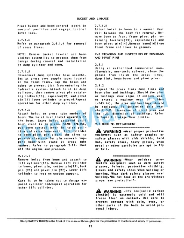 Fiatallis FR30, FR35 Wheel Loader Service Manual 73147745 3 Fiatallis FR30, FR35 Wheel Loader Service Manual 73147745 - Image 3