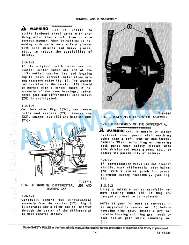 Fiatallis FR35, 945B, 945 Wheel Loader Service Manual 73148532 3 Fiatallis FR35, 945B, 945 Wheel Loader Service Manual 73148532 - Image 3