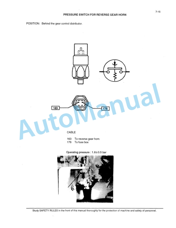 Fiatallis FR70 Wheel Loader Service Manual 60402201 5 Fiatallis FR70 Wheel Loader Service Manual 60402201 - Image 5