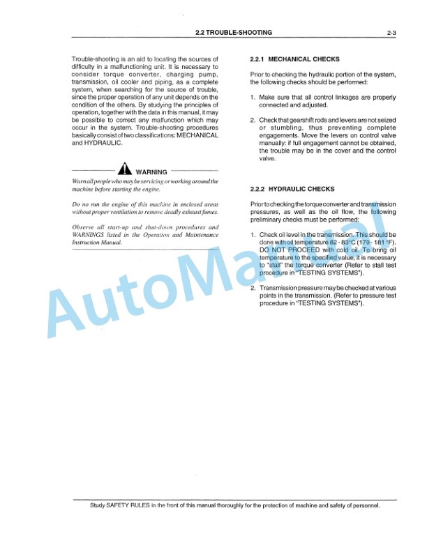 Alternative view of Fiatallis FR90 Wheel Loader Service Manual 60402203