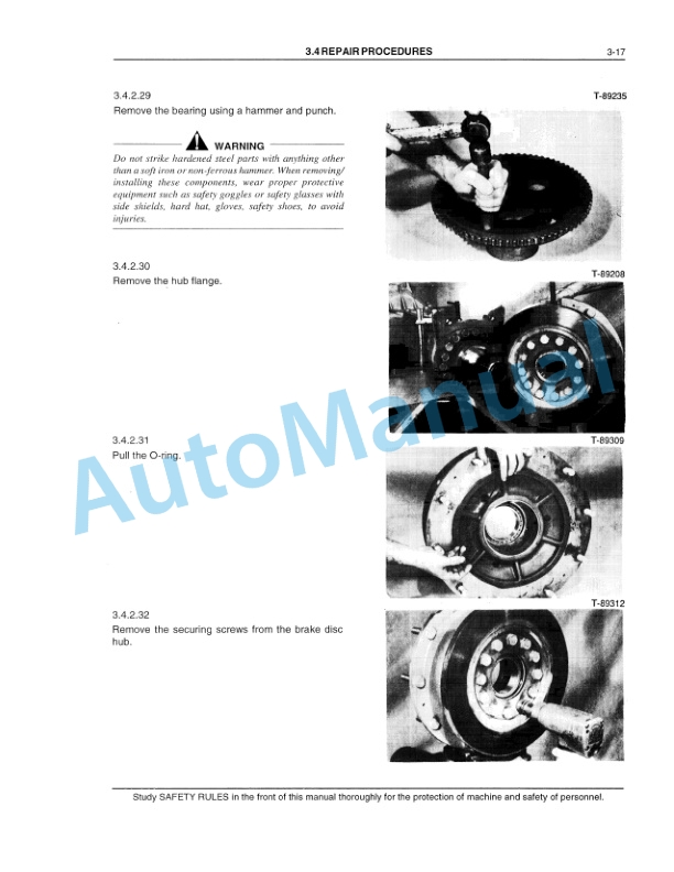Fiatallis FR90 Wheel Loader Service Manual 60402203 3 Fiatallis FR90 Wheel Loader Service Manual 60402203 - Image 3